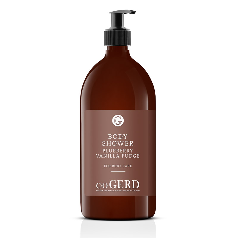 BODY SHOWER  BLUEBERRY VANILLA FUDGE 1000 ml ryhmss Vartalonhoito / Kehonpesu @ Nature Cosmetic Group Of Swedish Lapland AB (322-1000)