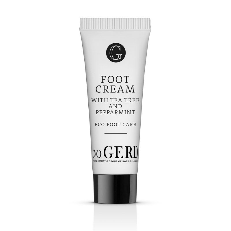 FOOT CREAM TEA TREE PEPPARMINT 10 ML ryhmässä Kädet & jalat / Ihanaa jaloille @ Nature Cosmetic Group Of Swedish Lapland AB (505-0010)